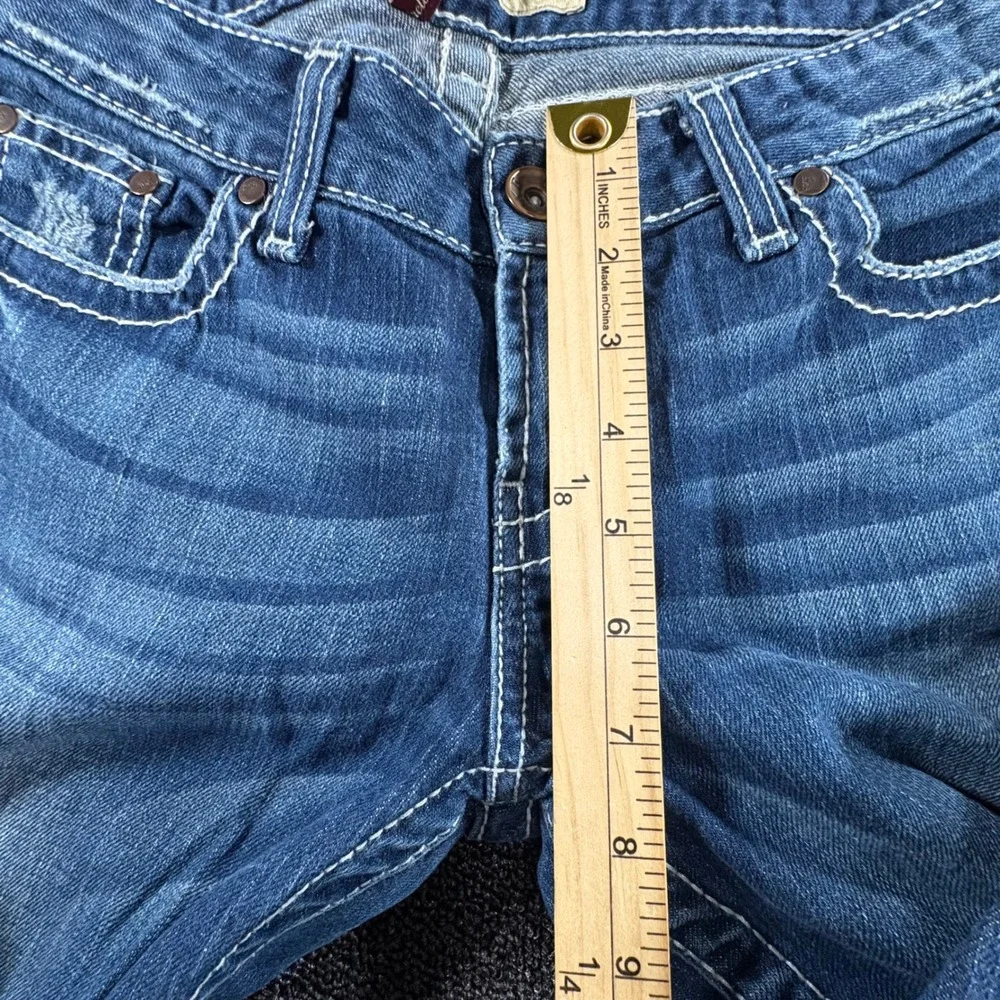 BKE Madison Skinny Jeans Women 29x31.5 Medium Wash Distressed Stretch Denim Y2k - Picture 6 of 9